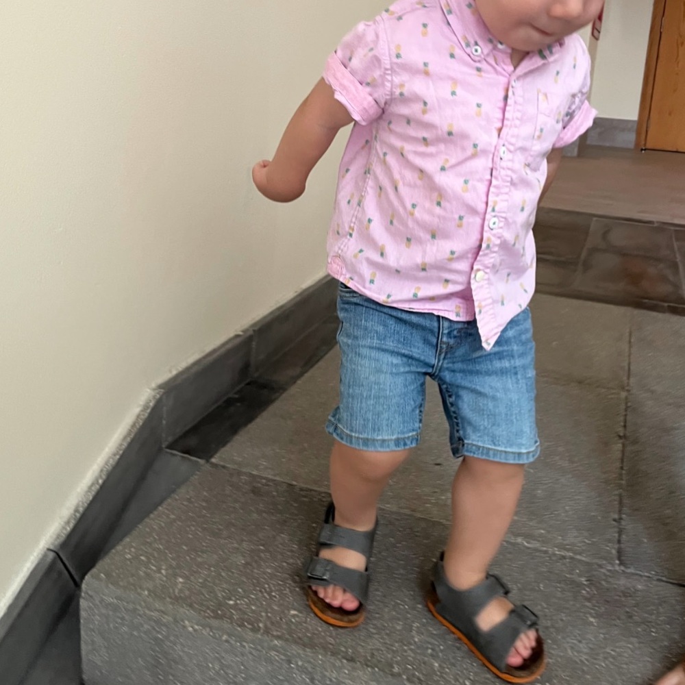From Nordstrom -  24 Month Pineapple Short Sleeve Button Down